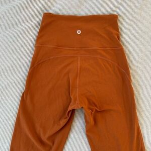 lululemon High-Rise Flair Leggings in Rust